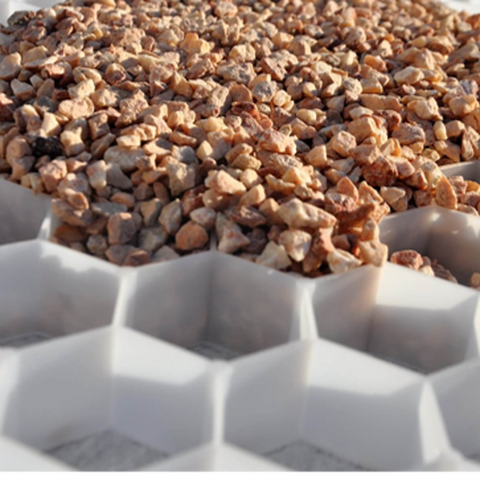Gravel pro plaat